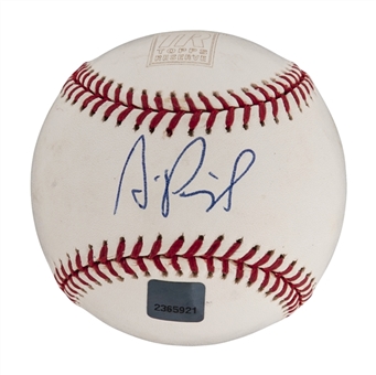 2001 Albert Pujols Signed Topps Reserve Baseball (PSA/DNA)